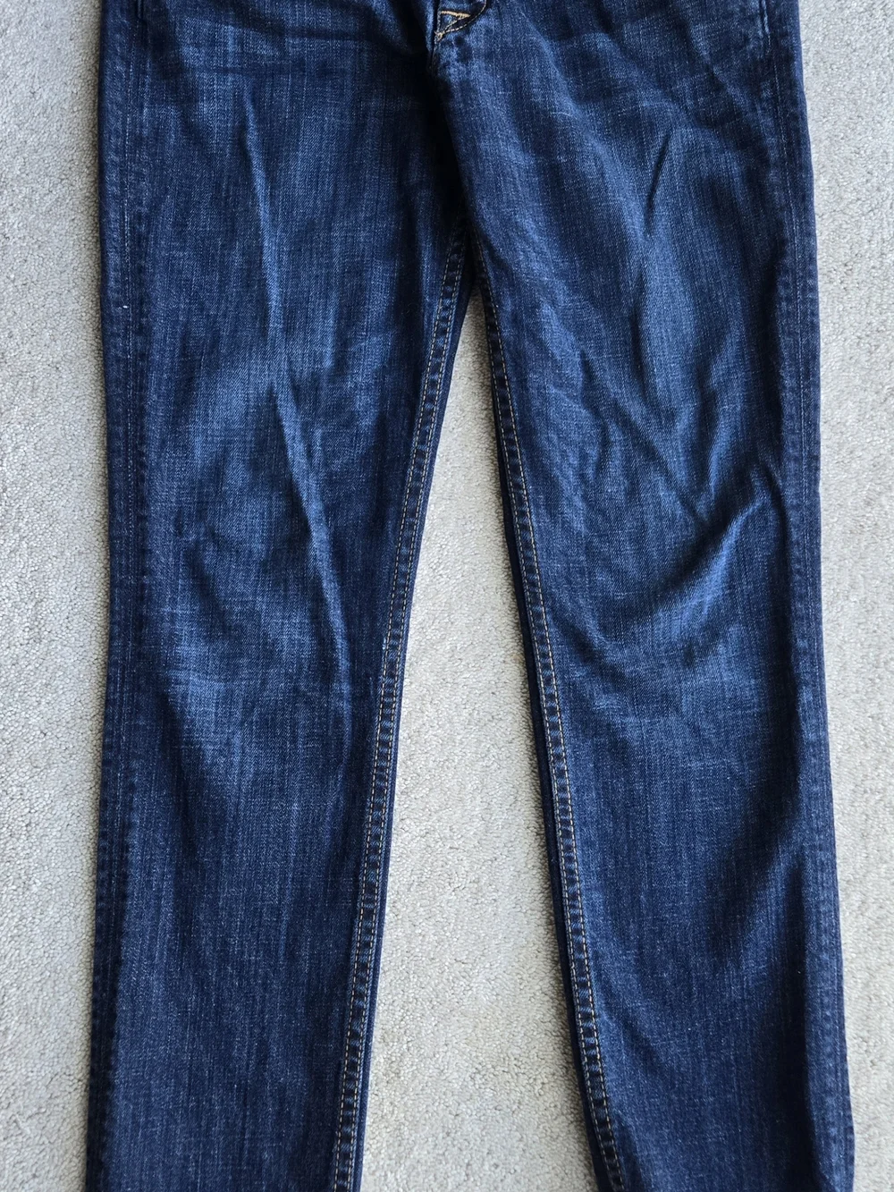 Hudson Jeans Women's Straight Dark Blue Denim - Picture 6 of 9